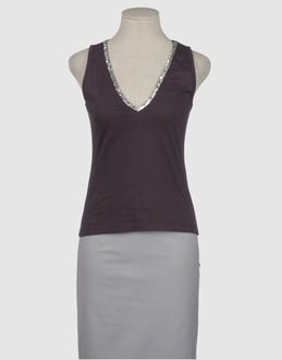 ...LOVE IS LOVE!... TOPWEAR Sleeveless t-shirts WOMEN on YOOX.COM