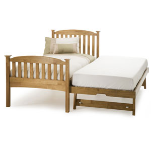 (ND) Serene , Eleanor 3FT Wooden Guest Bed - Oak
