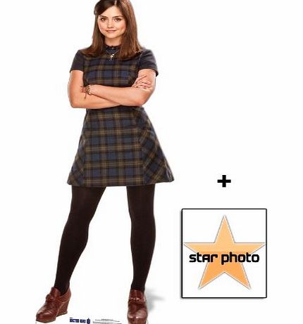 (Starstills UK) Celebrity Fan Packs Fan Pack - Doctor Who Clara Oswin Oswald (Jenna-Louise Coleman) Lifesize Cardboard Cutout / Standee - Includes 8x10 (25x20cm) Star Photo