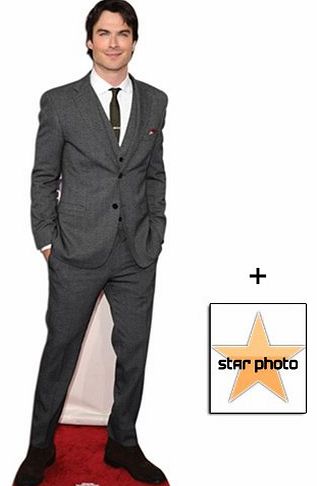 (Starstills UK) Celebrity Fan Packs Fan Pack - Ian Somerhalder Lifesize Cardboard Cutout / Standee - Includes 8X10 (25X20Cm) Star Photo
