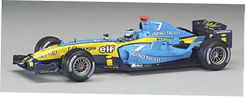 1-18 Scale 1:18 Model Renault 2004 Race Car - J. Trulli