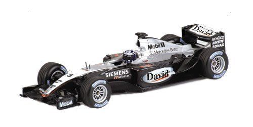 1-18 Scale 1:18 Scale McLaren Mercedes MP4/18 Test Car - D. Coulthard -