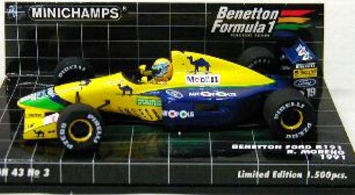 1-18 Scale Benetton Ford B191 R Moreno 1991 1:18 Pre Order