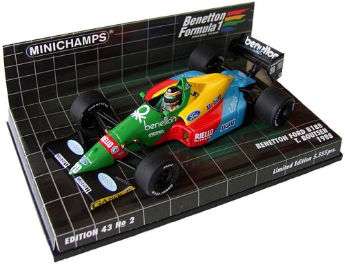 1:43 Minichamps Benetton Ford B188 1988 - T.Boutsen