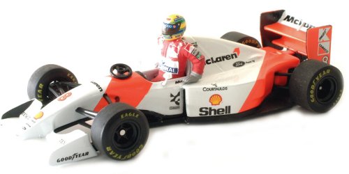 1-43 Scale 1:43 Minichamps McLaren MP 4/8 41st Victory Box Set - Ayrton Senna