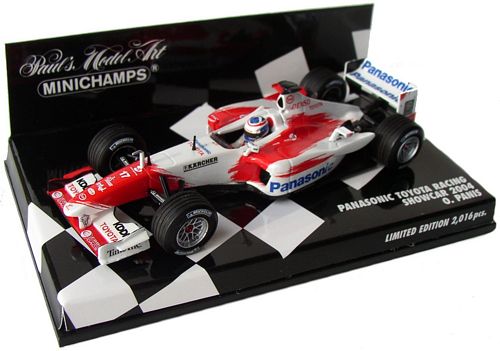 1-43 Scale 1:43 Minichamps Toyota Racing 2004 Showcar - O. Panis Limited Edition
