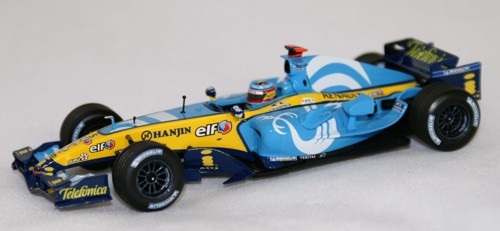 1:43 Renault F1 R25 2005 Alonso French GP