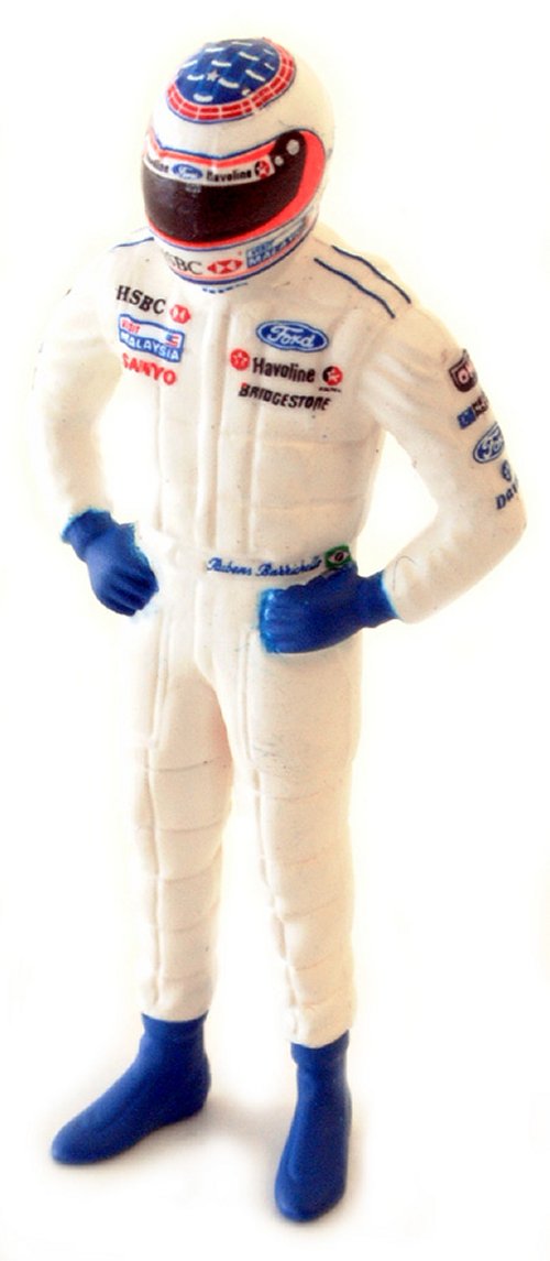 1-43 Scale 1:43 Scale Figure - Barrichello 1997