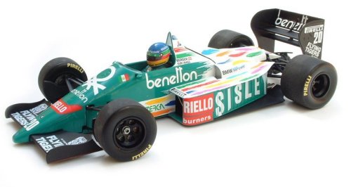 1:43 Scale Minichamps Benetton Ford B186 G Berger US GP 1986 Due 06/06