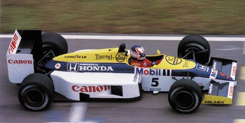 1:43 Scale Williams Honda FW11 - N.Mansell -