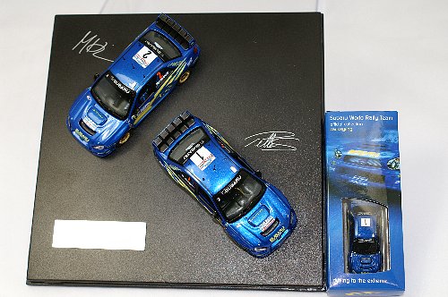 Subaru WRC 1:43 Joint Car New Zealand Set of 2 Ltd Ed.