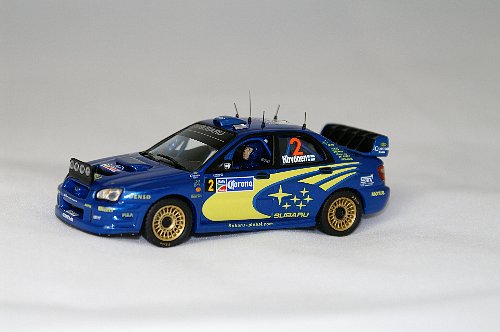 1-43 Scale Subaru WRC 1:43 Mexico 2004 Hirvonen Ltd Ed.