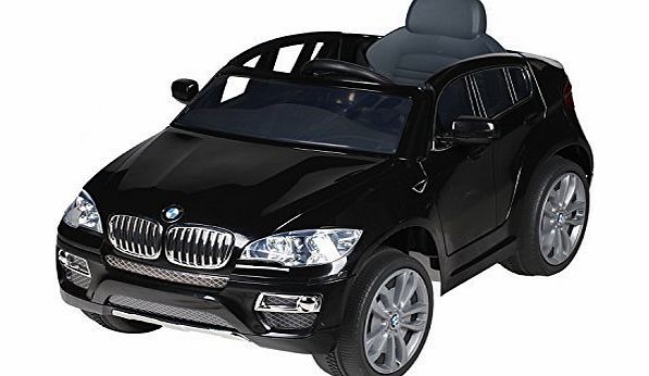 2014 New BMW X6 Licensed Kids Ride on 12V Twin Motors Electric Car + parental remote control + open able door + battery capacity indicator + LED Lights + mp3 input + music volume control, ava