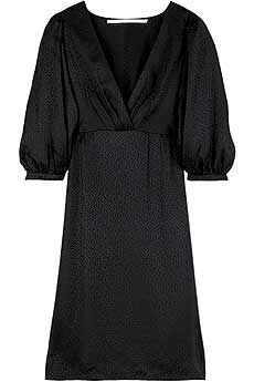 12th Street by Cynthia Vincent Jacquard V-neck dress