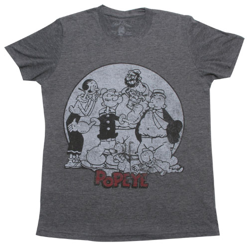 1326 Popeye Group Shot Men` T-Shirt from ENC