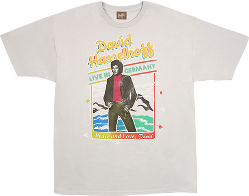 1366 Live In Germany David Hasslehoff T-Shirt