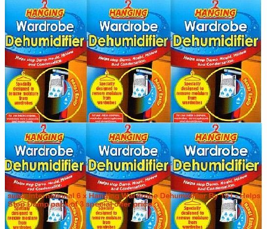 151 Products LTD 6 x Wardrobe Dehumidifier