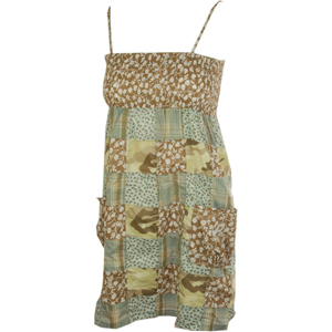 1686 Ladies Animal Le Bon Sun Dress. Praline
