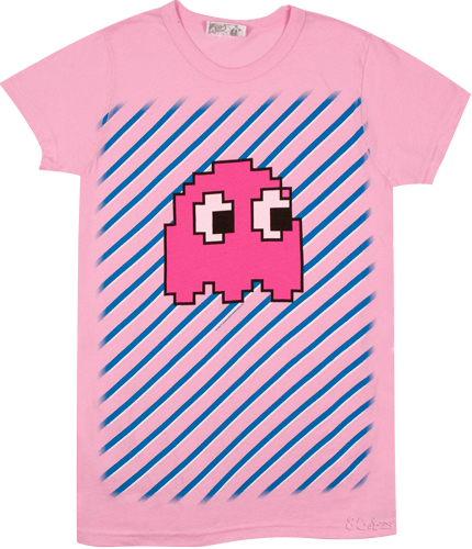 1741 Ladies Pinky Pac Man T-Shirt