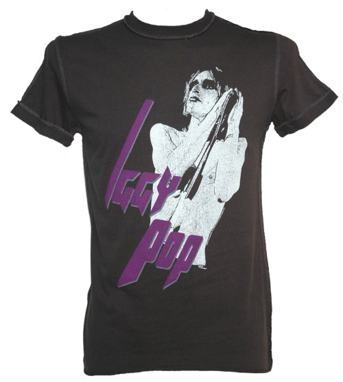 Men` Iggy Pop T-Shirt from Amplified Vintage