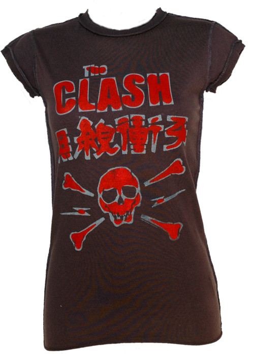 1889 Ladies Clash Skull T-Shirt from Amplified Vintage