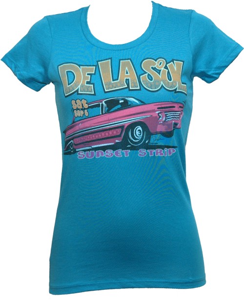 1997 De La Soul Sunset Strip Ladies T-Shirt from Mighty Fine