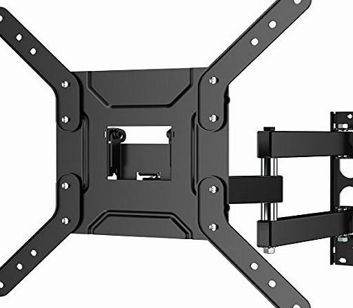 1home Corner TV Wall Bracket Mount with Cantilever Arm for 24 - 50 Inch LED LCD Plasma amp; Curved Screens,Max VESA 400mm x 400mm