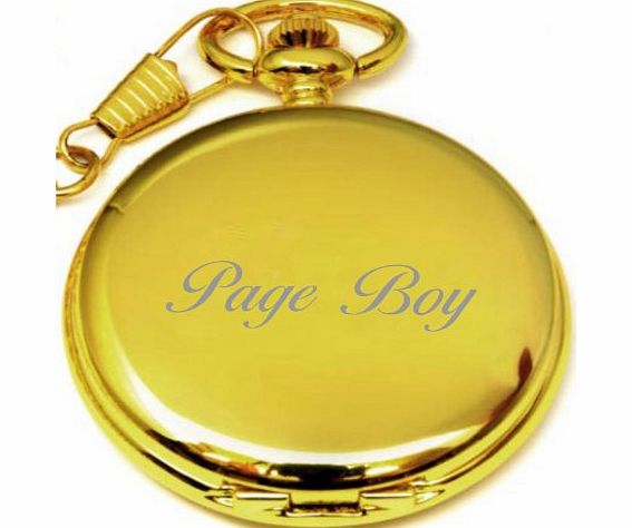 1stclassgifts PERSONALISED SILVER PAGE BOY POCKET WATCH PW4 CAN BE PERSONALISED ENGRAVED FREE