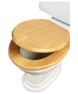 2 Piece Pine Toilet Seat