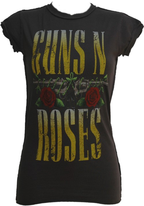 2068 Ladies Guns N Roses Pistols T-Shirt from Amplified Vintage