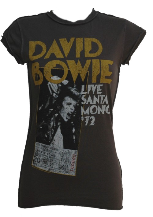 2071 Ladies David Bowie Santa Monica T-Shirt from Amplified Vintage