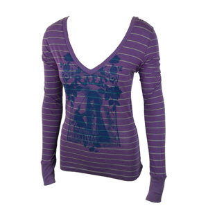 2452 Ladies Reef Laura Long Sleeve T-Shirt. Purple