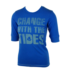 2452 Ladies Reef Tides T-Shirt. Cobalt