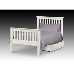 Barcelona White - 4FT 6` Double Bedstead