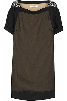 3.1 Phillip Lim Crystal shoulder shift dress