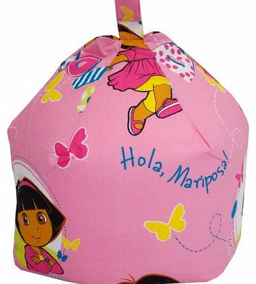 3 CUFT Dora the Explorer Bean Bag with Filling Childrens Girls Doll Pink