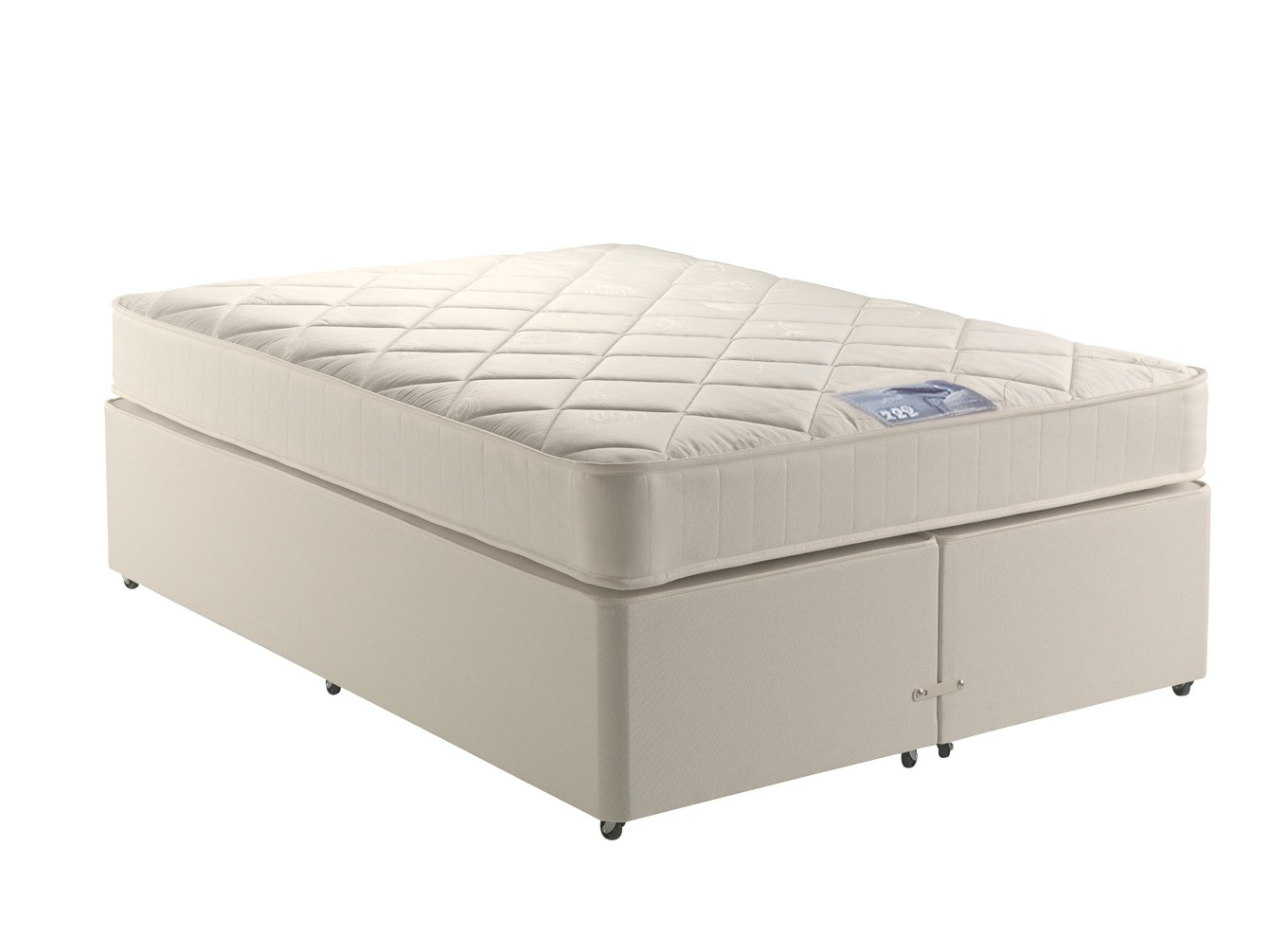 Damson Open Sprung Divan Bed - Medium Soft