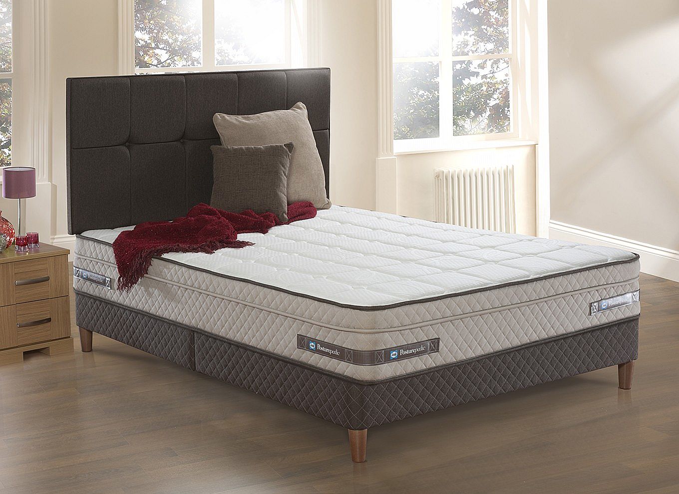3`0 Single Sealy Pattison Posturetech Spring Divan Bed with