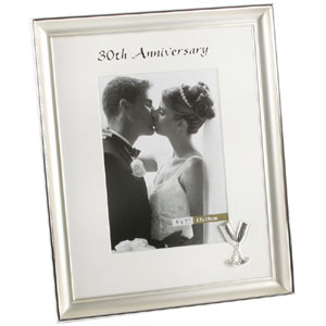 Anniversary 5 x 7 Flute Style Photo Frame