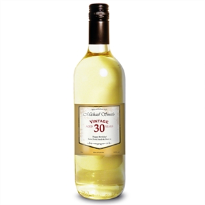 Birthday Personalised Wine - White