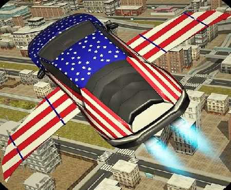 3D Gamax Games Free Flying Racing Car Driving