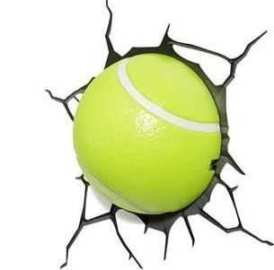 3D Tennis Ball Night Light