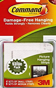 3M Command Picture Hanging Strips Value Pack