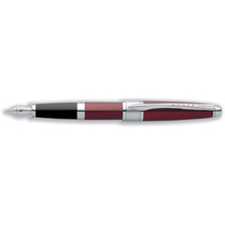 Cross Apogee Titian Red Fountain Pen Lacquered