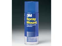 3M Spray Mount repositionable spray adhesive,
