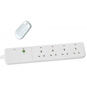 4 Way Remote Controlled Power Strip 1.8m