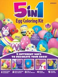 5 in 1 Egg Colouring Kit