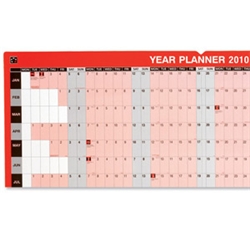 5 Star 2010 Year Planner Laminated Unmounted