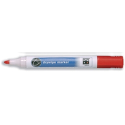 Drywipe Marker Bullet Tip Red Ref 449651