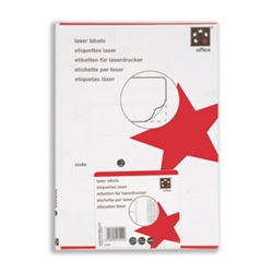 5 Star Laser Labels 16 per Page 250 Sheets Ref